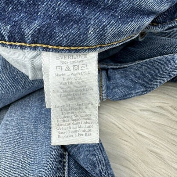 Everlane Women's Blue The Curvy Cheeky Straight Leg Designer Jean W29/L28 - Picture 7 of 12